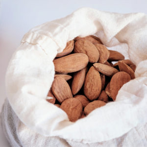 almonds high fiber food