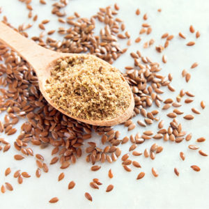 flax seed high fiber food