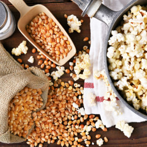 popcorn high fiber food