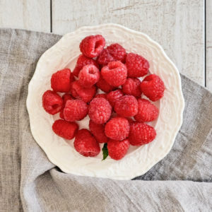 raspberries high fiber food