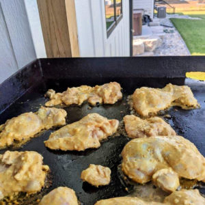 chicken thighs grilling