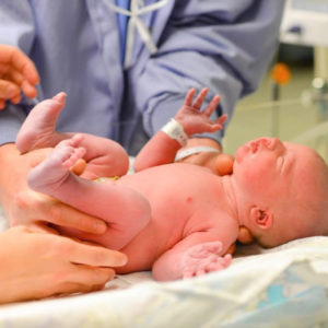 newborn baby c-section